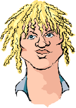 Blonde Hair Man Clipart - Versatile SVG Illustration for Your Projects