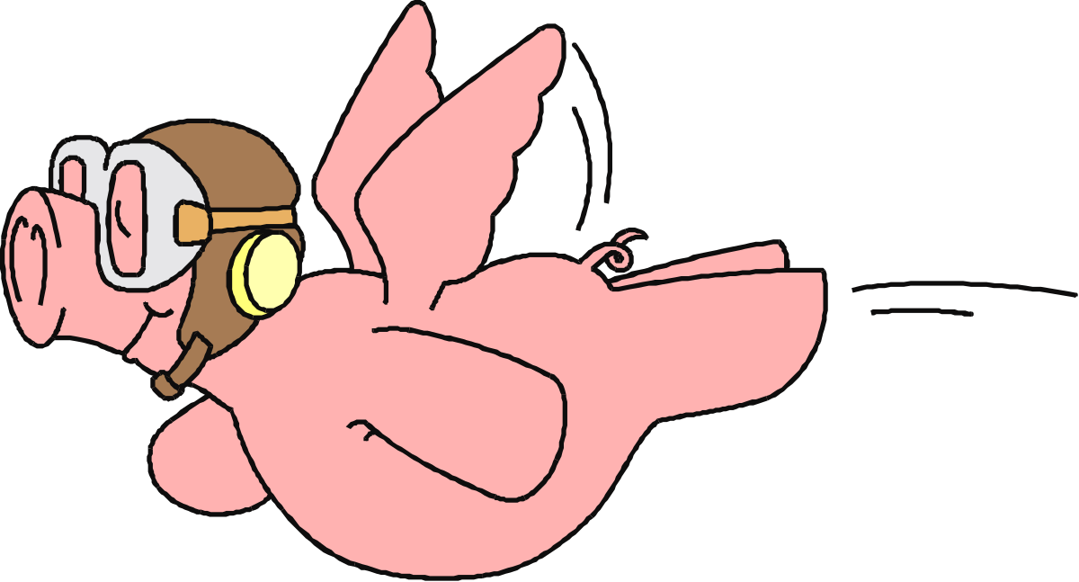 Cheerful Pink Pig with Glasses Clipart for Fun Projects