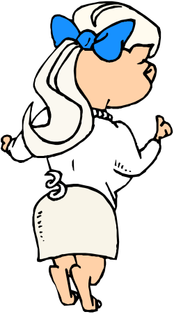 Cartoon Chef with Blue Hat and White Coat Clipart: Perfect for Culinary Creations