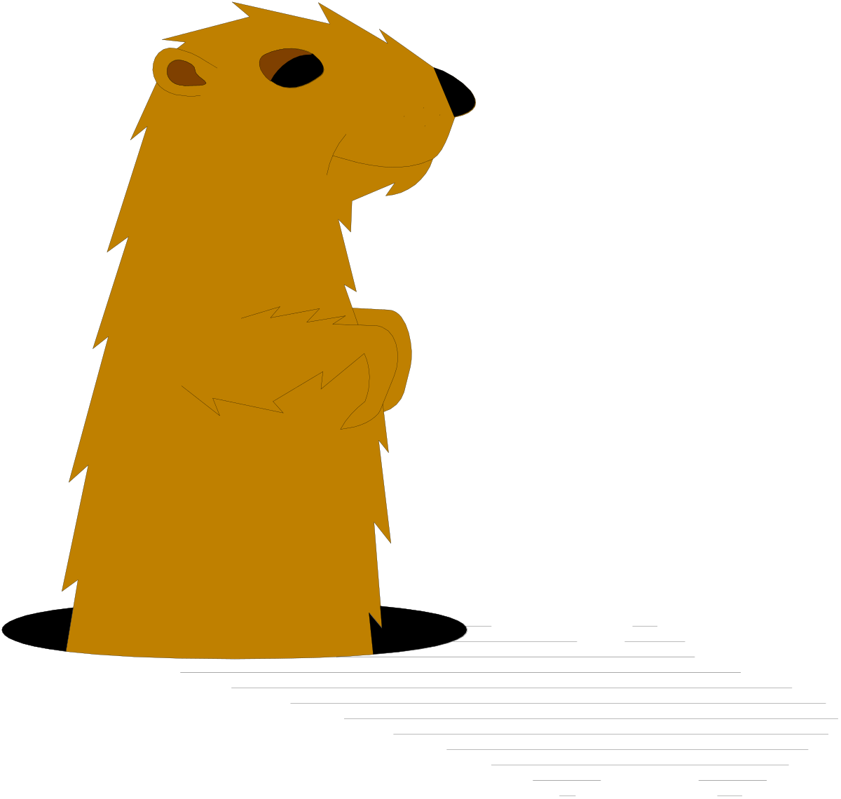 a brown bear standing up with its head turned clip art png transparent Brown Bear Standing Upright with Head Turned - Captivating Clipart for Nature Themes