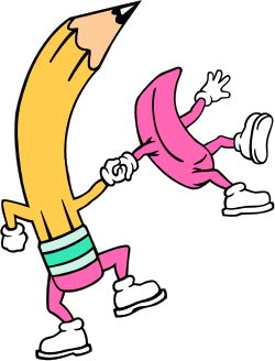 Dancing Cartoon Banana Clipart - Fun and Playful Illustrations