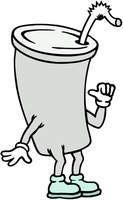 Cartoon Character with Coffee Cup Clipart: Fun and Whimsical Designs