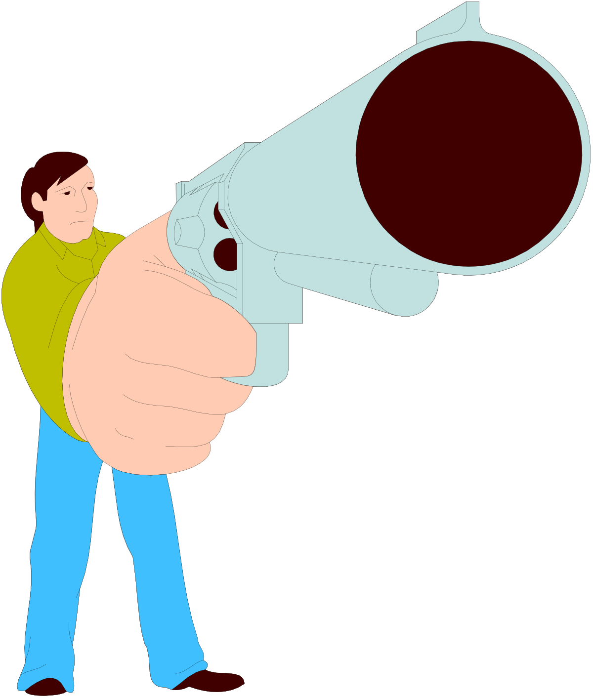 Man with Megaphone Clipart: Dynamic Communication Imagery