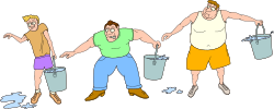 Men with Buckets: Dynamic Clipart for Diverse Uses