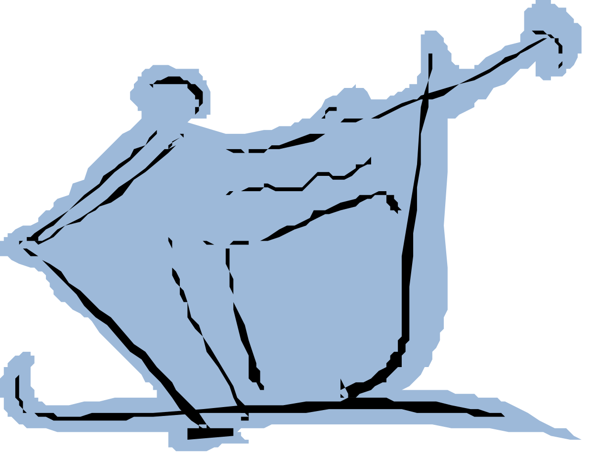 Silhouette of a Man Sitting on a Chair - Elegant Clipart for Your Projects