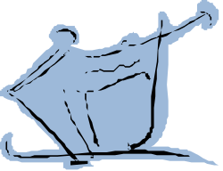 Silhouette of a Man Sitting on a Chair - Elegant Clipart for Your Projects