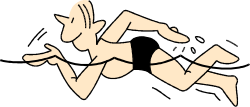 Bikini Woman Clipart in Black and White - Perfect for Summer Designs