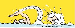 Man Falling Off His Head Clipart - Humorous Vector Illustration