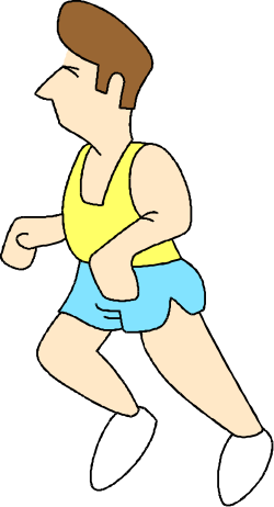 Man Running Clipart - Dynamic Action Image for Sport and Fitness