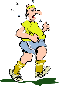 Cartoon Character Running with Soccer Ball - Fun & Dynamic Clipart