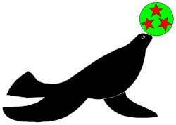 Bird with Green Ball on Head Clipart  Whimsical and Playful Vector Art