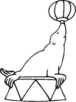 Dog Sitting on Stool Under Lamp - Charming Clipart for Fun Designs
