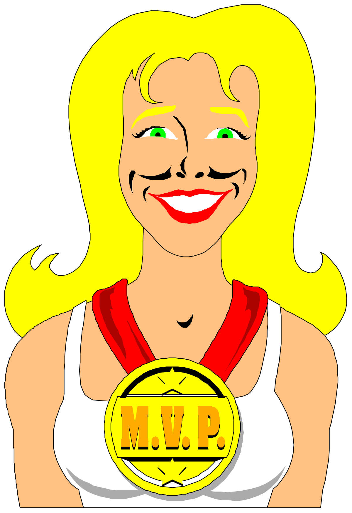 a woman with a medal in her hand clip art png transparent Woman Holding Medal Clipart - Celebrate Achievements with Pride