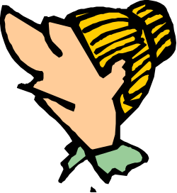 Hand Clipart with Bright Yellow and Green Design - Vector Art