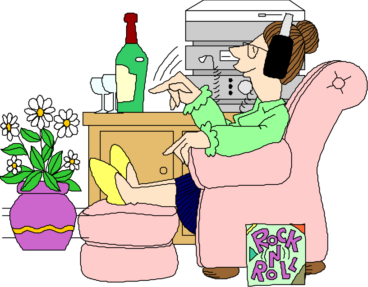 Woman Sitting in Chair with Wine Bottle - Elegant Clipart for Various Themes