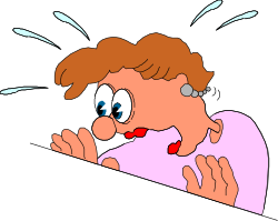 Surprised Expression Woman Clipart for Engaging Designs