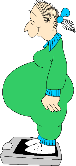 Cartoon Character in Green Sweater and Blue Hat - Playful Clipart