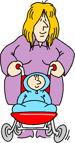 Woman with Baby Clipart: Cozy Moments Captured