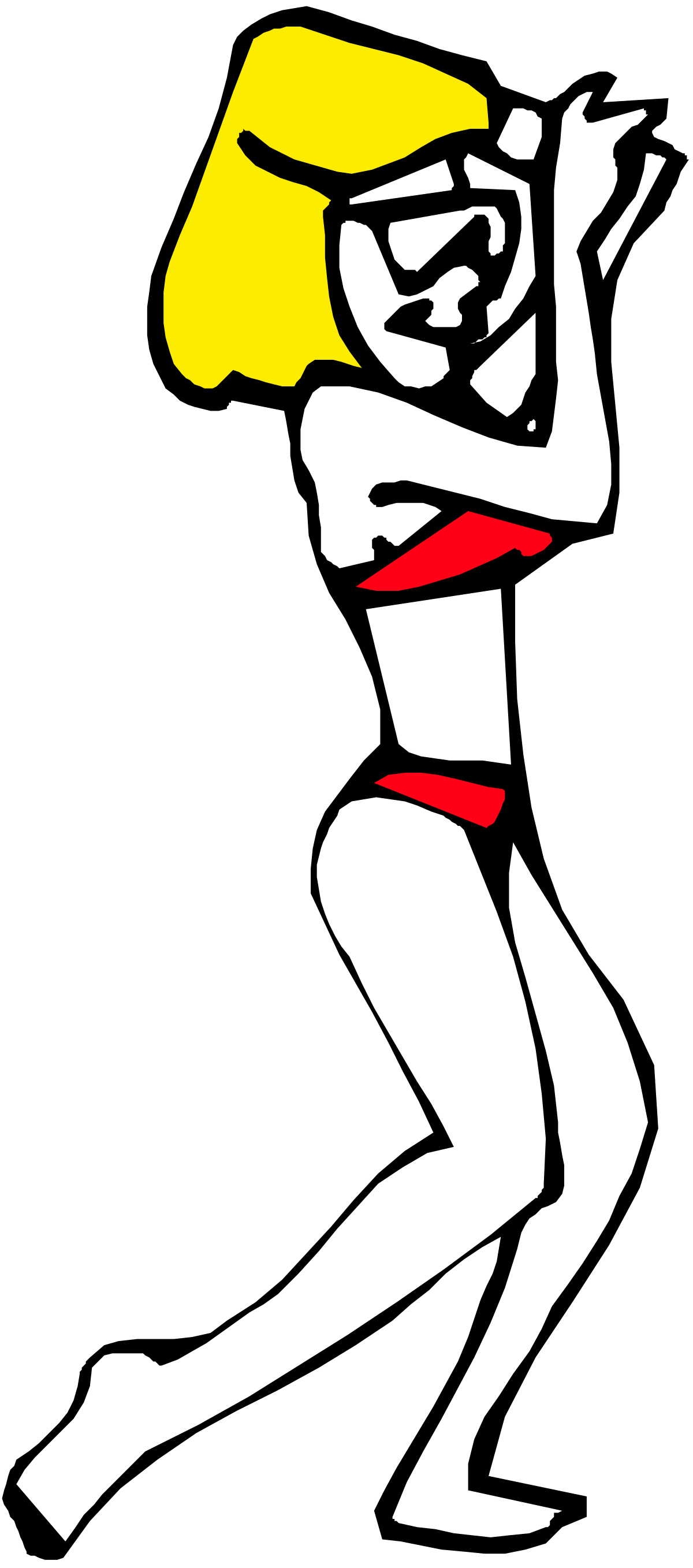Bikini Woman with Sunglasses Clipart for Summer Fun