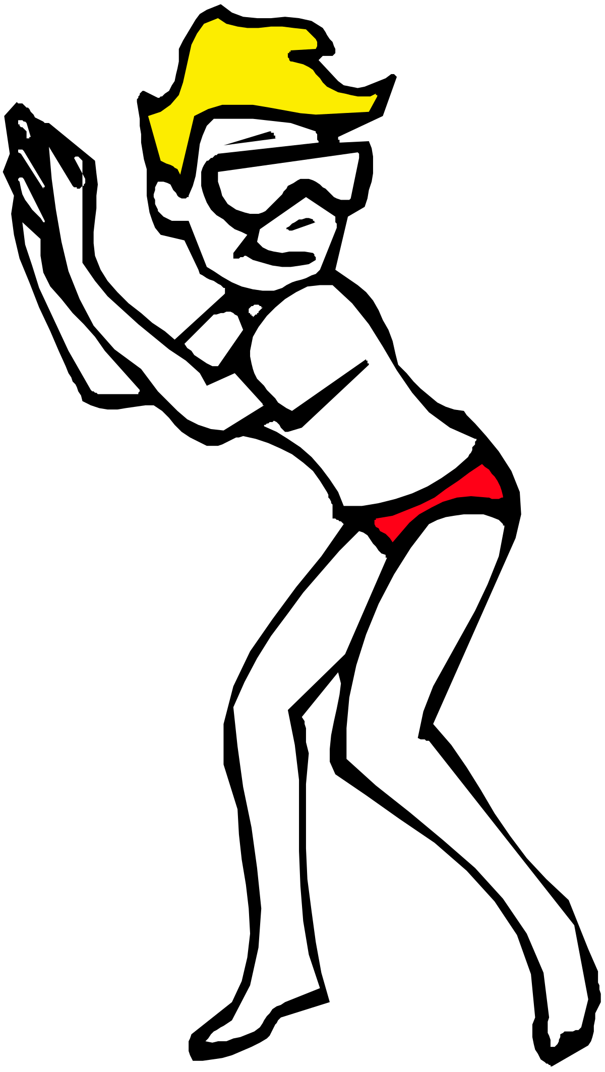 a woman in a bathing suit and goggles clip art png transparent Woman in Bathing Suit and Goggles Clipart - Fun Beach Scene