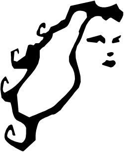 New Zealand White Map Clipart for Precision and Clarity