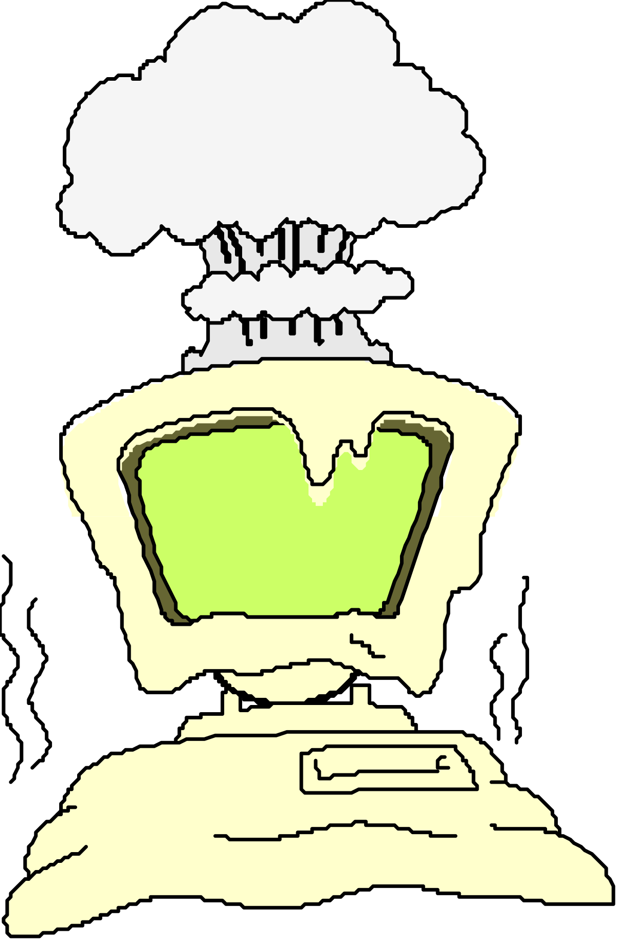 Computer with Cloud Icon - Perfect Clipart for Modern Themes