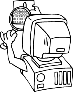 Robot Holding a Sign - I'm Clipart