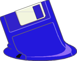 Blue Trash Can with White Lid Clipart for Creative Projects