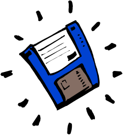 Blue and Brown Printer with Paper Clipart - Ideal for Creative Projects