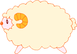 Sheep with Green and White Blanket Clipart