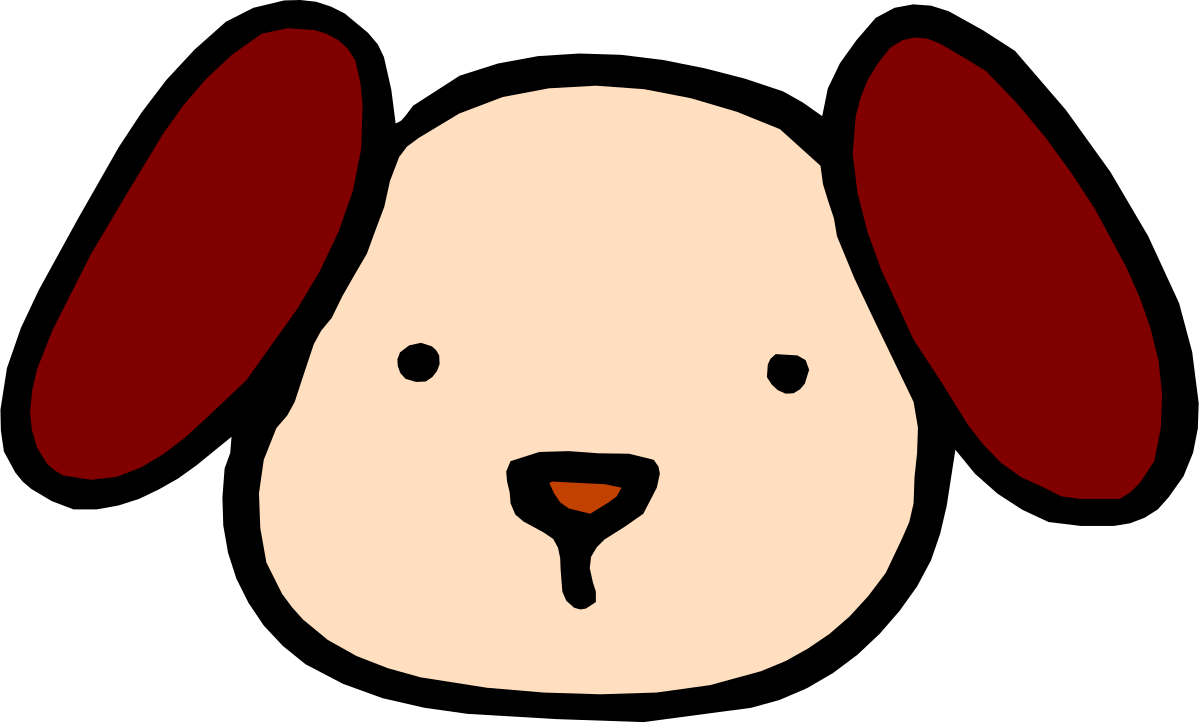 a dog with red ears clip art png transparent Red-Eared Dog Clipart: Playful and Adorable Graphics