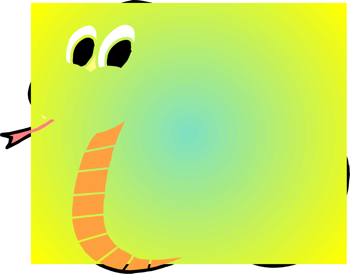 Cartoon Character with Big Smile - Cheerful Clipart for All Ages