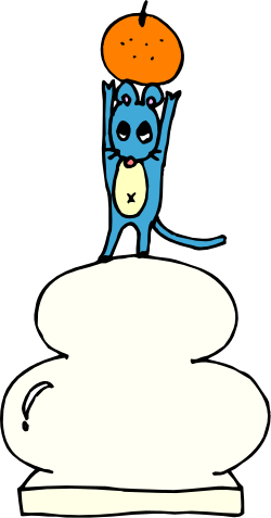 Cartoon Cat with Dough on Head Clipart - Fun and Whimsical