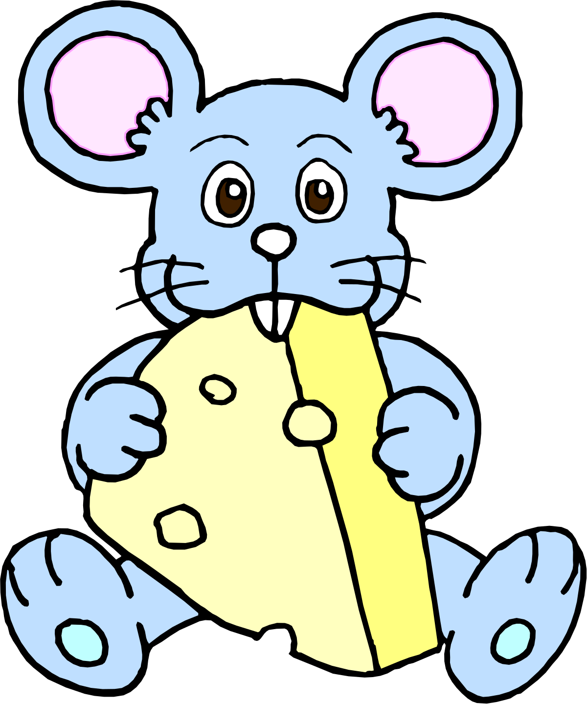 a mouse with a piece of cheese clip art png transparent Mouse with Cheese Clipart: Adorable and Playful Illustrations