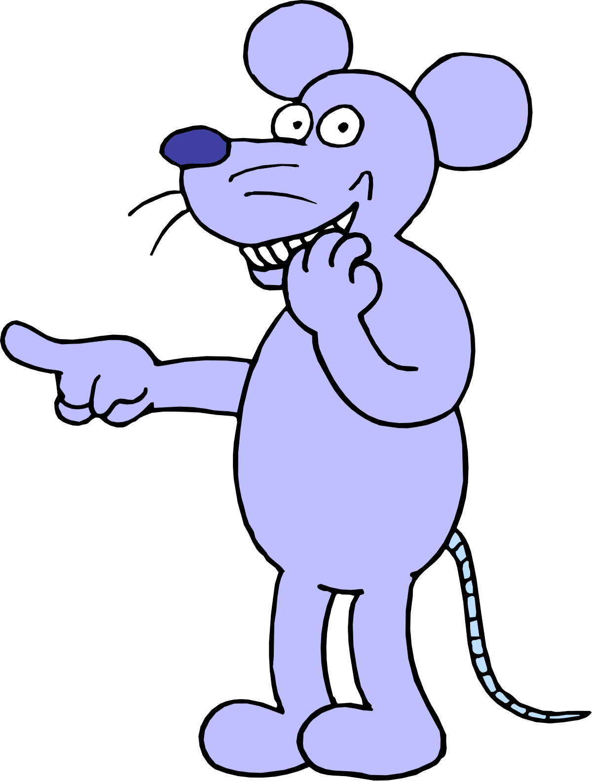 a cartoon mouse pointing at something clip art png transparent Cartoon Mouse Pointing Clipart for Fun Designs