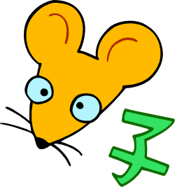 Cartoon Mouse with Chinese Symbol Clipart: Playful Charm and Cultural Fusion