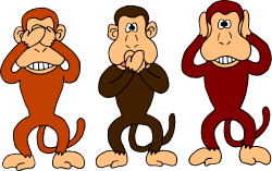 Three Monkeys with Unique Expressions Clipart for Fun Projects