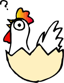 Chicken Inside Egg Shell Clipart: Adorable and Playful SVG Illustrations