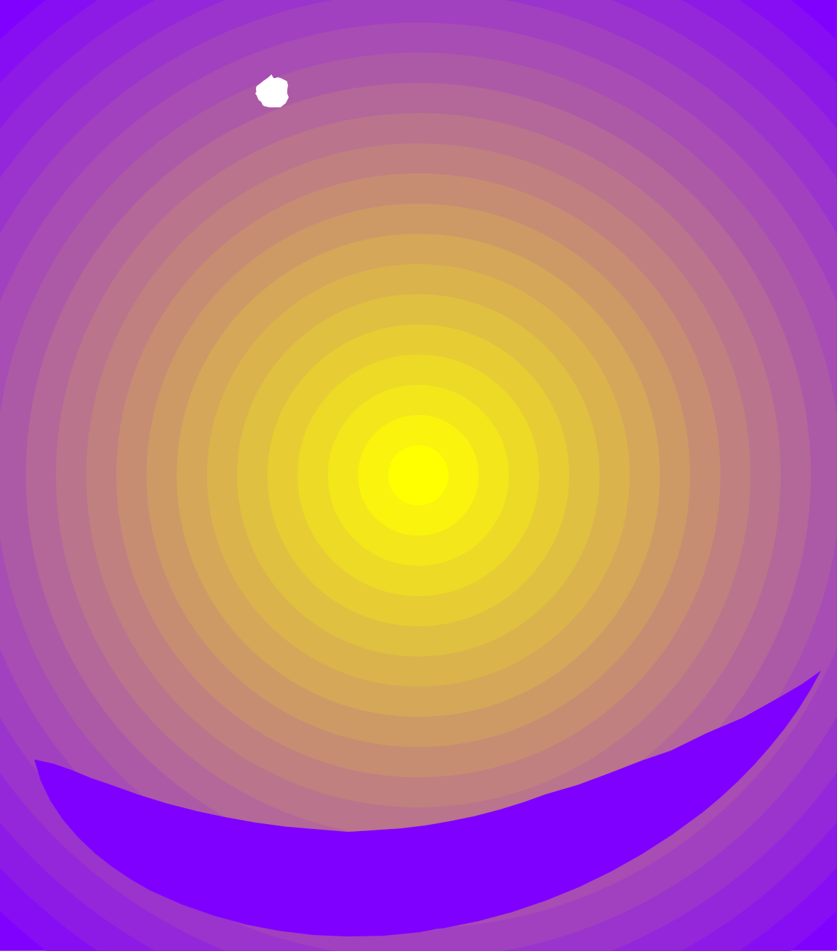 a purple and yellow background with a sun in the middle clip art png transparent Sun in the Center of Purple and Yellow Background Clipart