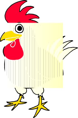 Chicken Clipart on White Background - Perfect for Your Projects