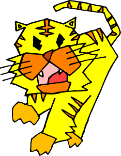 Cartoon Cat with Broken Face - Fun Clipart for Creative Projects
