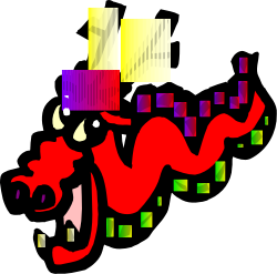 Bold Red and Yellow Logo Clipart for Eye-Catching Designs