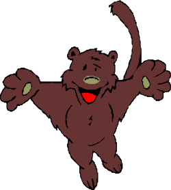Cartoon Bear with Red Heart - Adorable Clipart for Your Projects