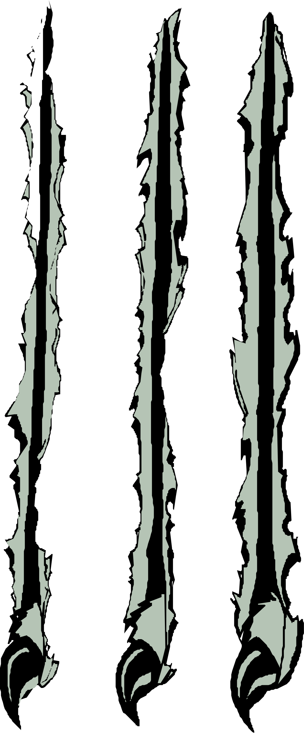 Black and White Silhouette of a Majestic Tree Clipart