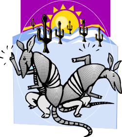 Horse and Rider in a Vibrant Purple Circle Clipart