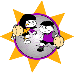 Cartoon Character with Tennis Ball - Vibrant Tennis Player Clipart