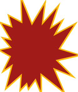 Red and Yellow Explosion Clipart - Dynamic Burst Graphics