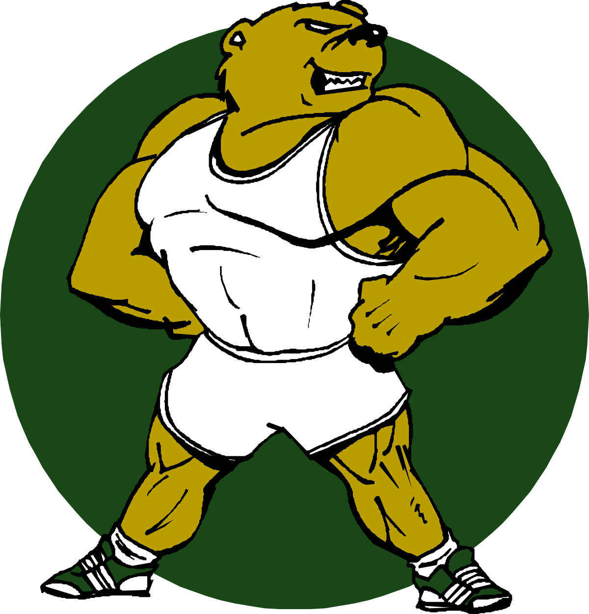 Bear in Basketball Uniform Clipart: Fun and Playful Designs