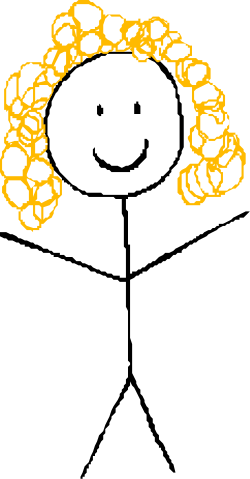 Smiley Face Surrounded by Colorful Flowers - Cheerful Clipart