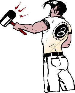 Man with Gun Illustration - Dynamic Clipart for Action Themes